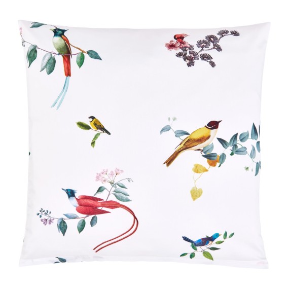 Christian Fischbacher Haiku Nouveau biancheria da letto satin con uccellini
