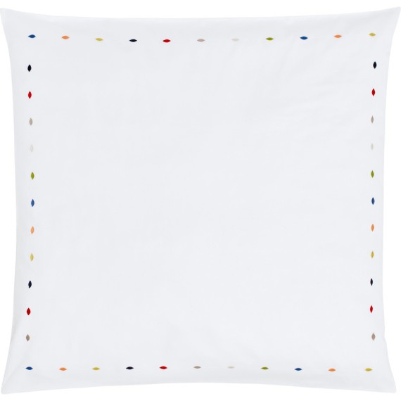 Christian Fischbacher Collier linge de lit en satin avec broderie