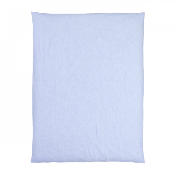 Christian Fischbacher Make My Day morning sky 056, biancheria da letto in mezzo lino Crispy