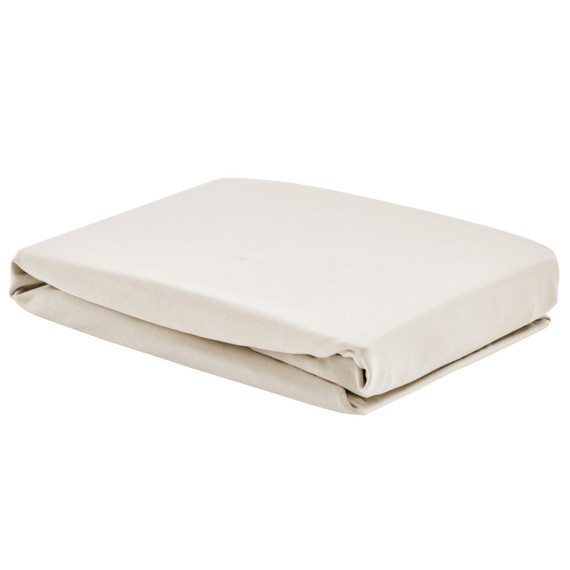 Christian Fischbacher Dreamcatcher 003 fresh milk, lenzuolo con angoli in jersey