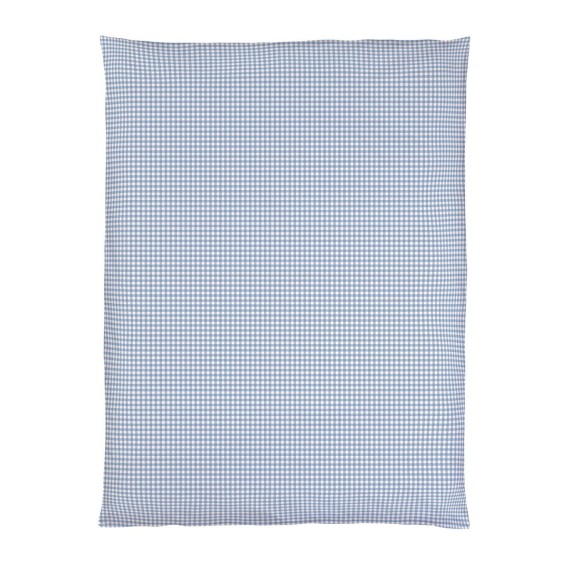 Christian Fischbacher Vichy Renforcé 010 bleu gris, linge de lit à carreaux