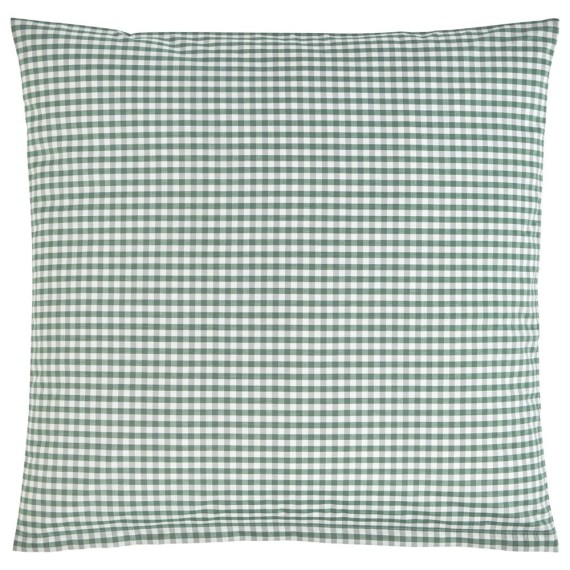 Christian Fischbacher Vichy Renforcé 254 vert sapin, linge de lit à carreaux