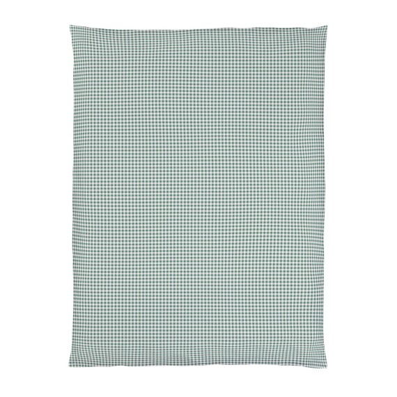 Christian Fischbacher Vichy Renforcé 254 vert sapin, linge de lit à carreaux