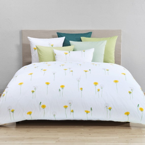 Fischbacher Pusteblume linge de lit en Satin